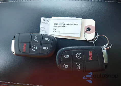 2015 Jeep Grand Cherokee Overland from USA, damaged, VIN 1C4RJFCG7FC847377